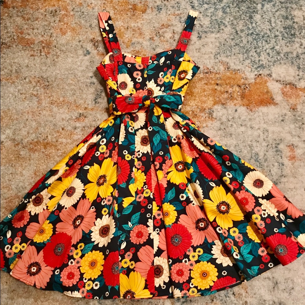 Beautiful 50’s vintage inspired floral dress.